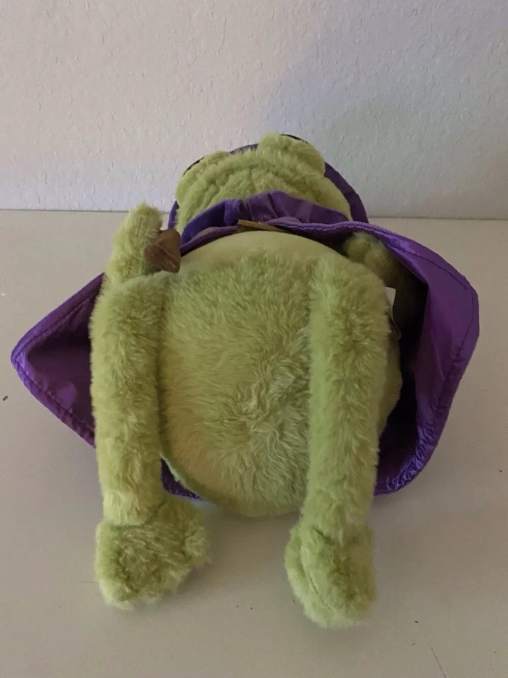 Moonlight Manor Frog Wizard With Hat & Wand Plush Green/Purple Halloween VIRAL - Picture 9 of 11